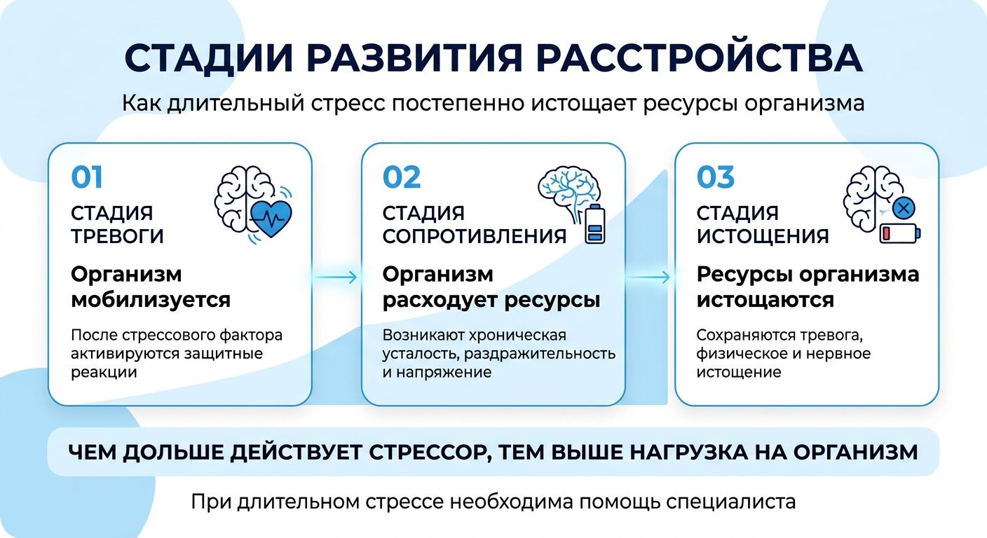 Лечение стресса в городе Клинцы инфографика